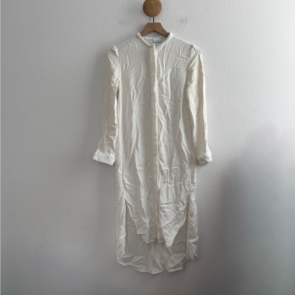 Samsoe Samsoe White Button Front Dress